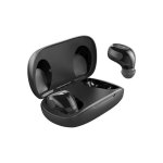 Ακουστικά Bluetooth Handsfree T20 in-ear με αντίσταση στον ιδρώτα και θήκη φόρτισης Μαύρη