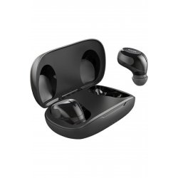 Ακουστικά Bluetooth Handsfree T20 in-ear με αντίσταση στον ιδρώτα και θήκη φόρτισης Μαύρη