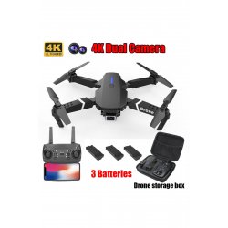E88 RC Drone WIFI FPV Ευρυγώνιο 4K HD Dual Camera Selfie Quadcopter E88 RC Drone WIFI FPV Ευρυγώνιο 4K HD Dual Camera Selfie Quadcopter