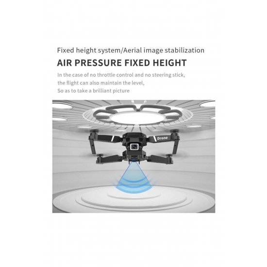 E88 RC Drone WIFI FPV Ευρυγώνιο 4K HD Dual Camera Selfie Quadcopter E88 RC Drone WIFI FPV Ευρυγώνιο 4K HD Dual Camera Selfie Quadcopter