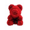Bear of Artificial Roses Red 40cm Μαύρη Γραμμή Κωδικός: 40CM.ΚΟΚΚΙΝΟ