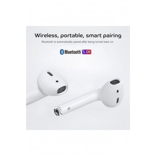 Ασύρματα ακουστικά Bluetooth Λευκό χρώμα