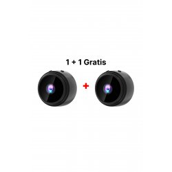 PROMO 1+1 Δωρεάν, μικρού μεγέθους Κάμερα Wi-Fi Full HD 1080p Υποστήριξη Κάρτα 128 GB, Ζωντανή προβολή p