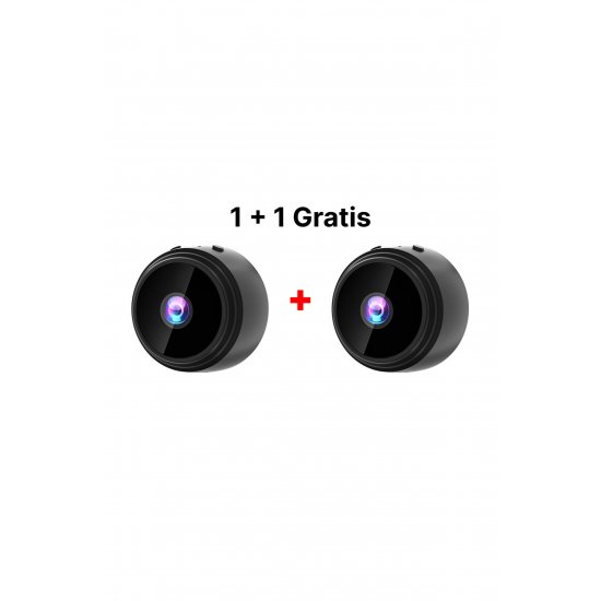 PROMO 1+1 Δωρεάν, μικρού μεγέθους Κάμερα Wi-Fi Full HD 1080p Υποστήριξη Κάρτα 128 GB, Ζωντανή προβολή p