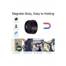 PROMO 1+1 Δωρεάν, μικρού μεγέθους Κάμερα Wi-Fi Full HD 1080p Υποστήριξη Κάρτα 128 GB, Ζωντανή προβολή p