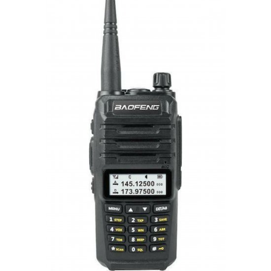 Ασύρματος πομποδέκτης UV-E70 UHF/VHF 5W με μονόχρωμη οθόνη