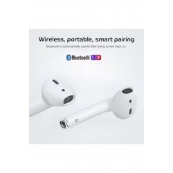 Ασύρματα ακουστικά Bluetooth Λευκό χρώμα Ασύρματα ακουστικά Bluetooth Λευκό χρώμα