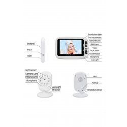 Ασύρματο Baby Monitor με κάμερα & οθόνη 3,5