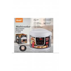 Multicooker R.166B 5L, 900W, 12 προγράμματα, Γρήγορο μαγείρεμα, Λειτουργία χρονοδιακόπτη/ΛΕΥΚΟ