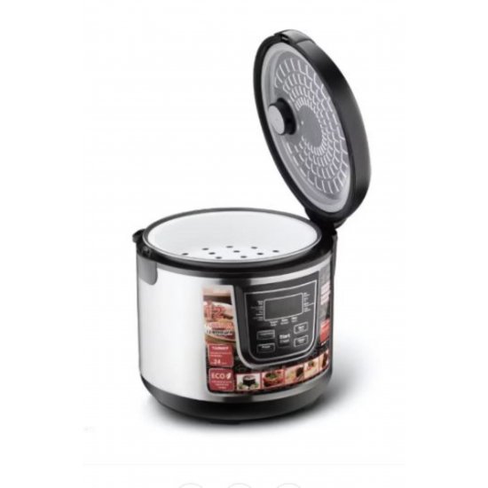 Multicooker R.166B 5L, 900W, 12 προγράμματα, Γρήγορο μαγείρεμα, Λειτουργία χρονοδιακόπτη/ΛΕΥΚΟ