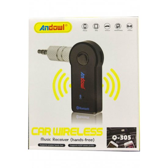 Q-305 Sound System Bluetooth Car Kit (AUX / Audio Receiver) Κωδικός: 05002JGF00BK