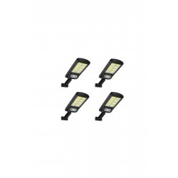 Σετ 4 x Jortan Solar Charging Lamp, 8 κύτταρα, 50W, Τηλεχειριστήριο