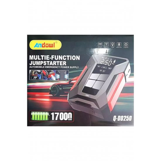 Q-DO250 Φορητή μπαταρία αυτοκινήτου Jump Starter 1500mAh με Power Bank / USB