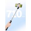 R1S Selfie Stick με φως LED, Bluetooth, τρίποδο, τηλεχειριστήριο, για Live και Vlogging