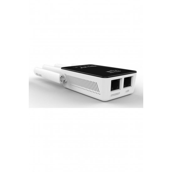 -Σύνδεσμος LV-WR09 Μαύρη επέκταση WiFi Single Band (2,4 GHz) 300Mbps