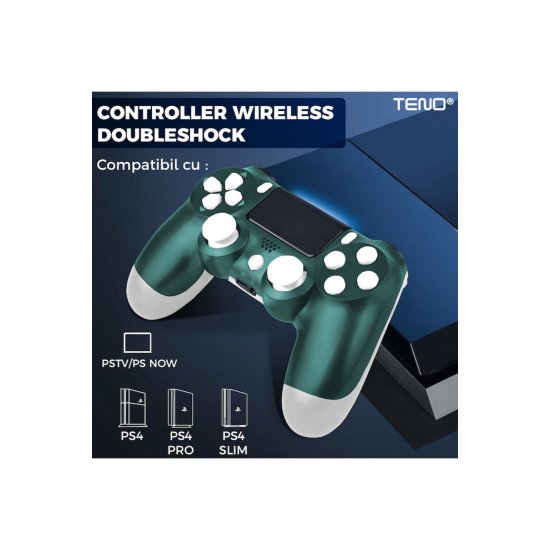 Ασύρματο DoubleShock Controller Teno® για PS4 Ασύρματο DoubleShock Controller Teno® για PS4