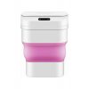 ZSW-L11 Waste Bin Waste Plastic with Photocell White-Pink 8lt 1τεμ.