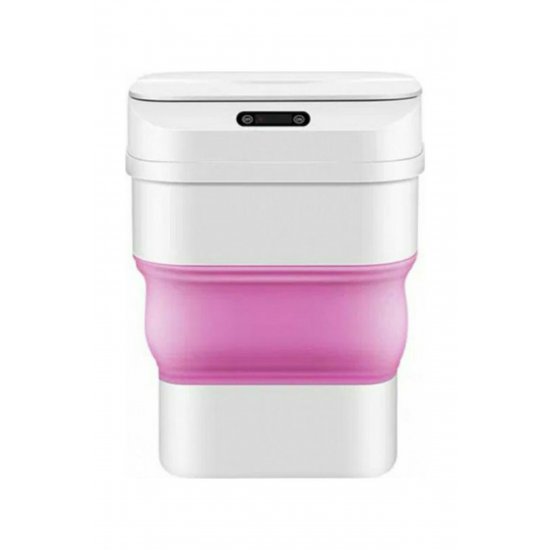 ZSW-L11 Waste Bin Waste Plastic with Photocell White-Pink 8lt 1τεμ.