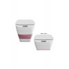 ZSW-L11 Waste Bin Waste Plastic with Photocell White-Pink 8lt 1τεμ.