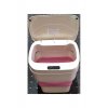 ZSW-L11 Waste Bin Waste Plastic with Photocell White-Pink 8lt 1τεμ.