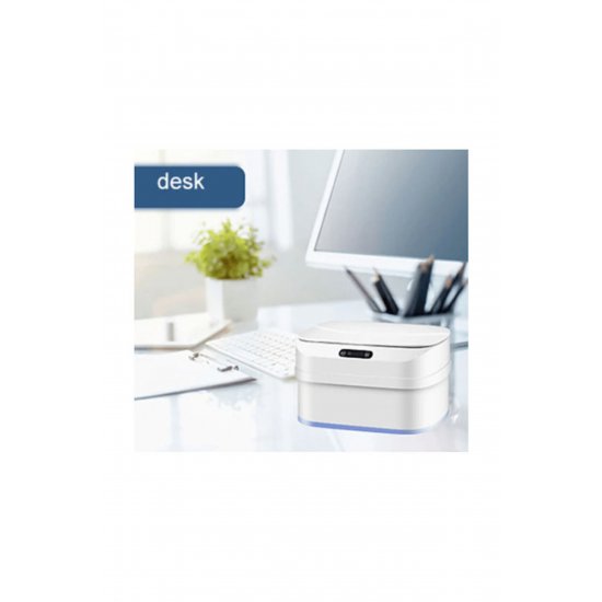 ZSW-L11 Waste Bin Waste Plastic with Photocell White-Pink 8lt 1τεμ.
