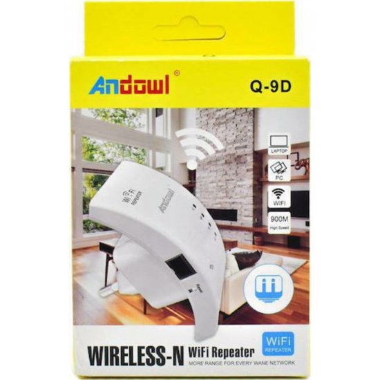 Προϊόν Q-9D WiFi Extender Single Band (2,4 GHz) 900Mbps