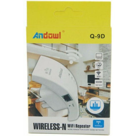 Προϊόν Q-9D WiFi Extender Single Band (2,4 GHz) 900Mbps