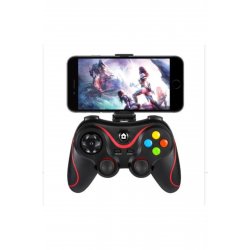Techsuit V8 Wireless Gamepad, Bluetooth 4.0, 2.4G, Συμβατό με Android, iOS, PC, PS3 και Smart TV