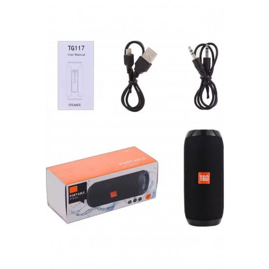 TG-117 Ηχείο Bluetooth 5W με ραδιόφωνο και διάρκεια ζωής μπαταρίας έως 4 ώρες Κόκκινο