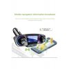 Bluetooth Car FM Modulator με οθόνη LCD, hands-free και γρήγορο φορτιστή USB.