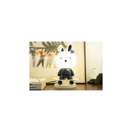 Keskor Kids Decorative Lamp Rabbit Blue 17x11x28εκ. Keskor Kids Decorative Lamp Rabbit Blue 17x11x28εκ.