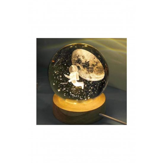 Παιδικό Διακοσμητικό Φωτιστικό Astronaut Λευκό 6x7,5cm
