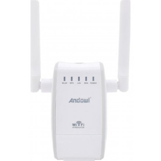 Q-A225 WiFi Extender Single Band (2,4 GHz) 300Mbps με 2 θύρες Ethernet