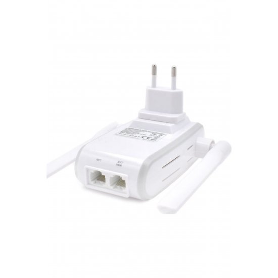 Q-A225 WiFi Extender Single Band (2,4 GHz) 300Mbps με 2 θύρες Ethernet