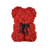 Bear of Artificial Roses Red 25cm σε Box Giftland