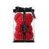 Bear of Artificial Roses Red 25cm σε Box Giftland