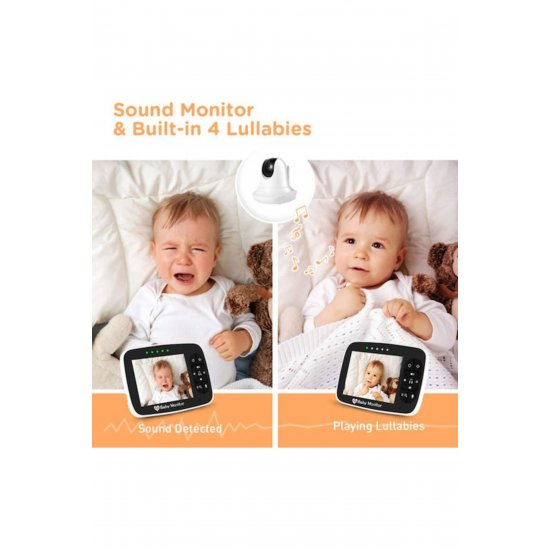 Ασύρματο Baby Monitor με κάμερα & οθόνη 3,5