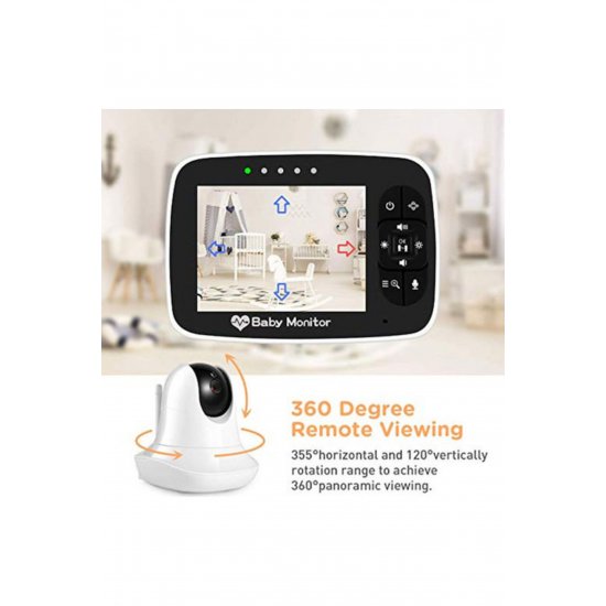 Ασύρματο Baby Monitor με κάμερα & οθόνη 3,5