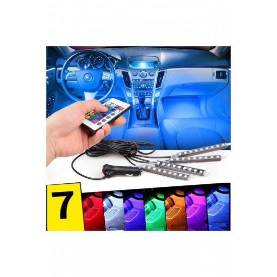 UnderCar LED Lights - RGB για εσωτερικούς ή εξωτερικούς χώρους με τηλεχειριστήριο - 22cm