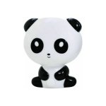 Light Led Kids Decorative Lamp Panda White 8x8x9εκ.