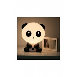Light Led Kids Decorative Lamp Panda White 8x8x9εκ.