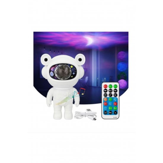 Galaxy Projector Teddy Bear Astronaut, Bluetooth, ηχείο, αστέρια και νεφελώματα λέιζερ, τηλεχειριστήριο Galaxy Projector Teddy Bear Astronaut, Bluetooth, ηχείο, αστέρια και νεφελώματα λέιζερ, τηλεχειριστήριο