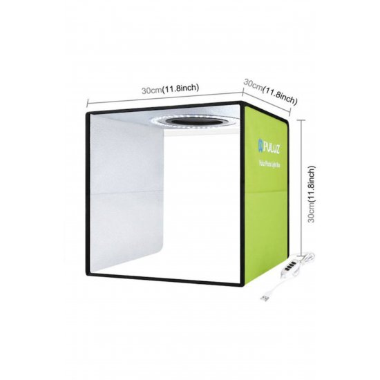 Photo Box Lighted with Multiple Backrounds 30x30x30cm Κωδικός: PU5032G