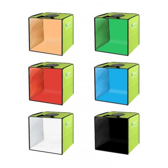 Photo Box Lighted with Multiple Backrounds 30x30x30cm Κωδικός: PU5032G