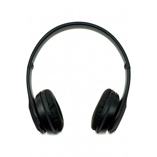 P47 Wireless BT On Ear Headphones Μαύρο