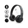 P47 Wireless BT On Ear Headphones Μαύρο