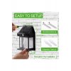 Σετ 4 Ηλιακά Επιτοίχια Φωτιστικά Classic Bulb Type with Motion Sensor