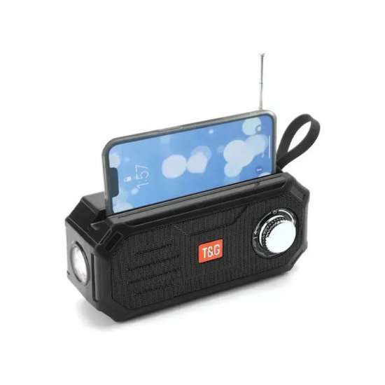 TG-612 Ηχείο Bluetooth 5W με ραδιόφωνο και διάρκεια ζωής μπαταρίας έως 3 ώρες Μαύρο