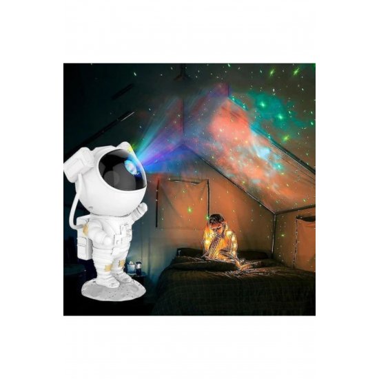 Astronaut LED και Προβολέας Laser με Star Projection, RGB, Τηλεχειριστήριο