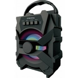 Ηχείο Bluetooth PD-S500 5W με ραδιόφωνο και διάρκεια ζωής μπαταρίας έως και 4 ώρες Μαύρο